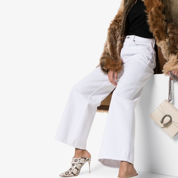 Jennifer Chamandi Elaphe/Leather Mules-Snake Print - Picture 5 of 6